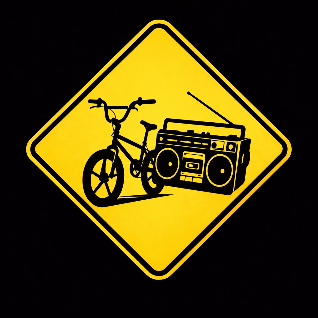 yellow-roadsign-bmx-getto-blaster
