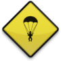 yellow-parachute-category-icon-extreme-sports-for-the-lads